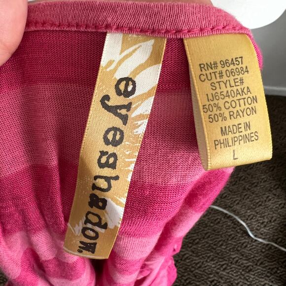 Pink Striped Y2K Top, Barbiecore, Coquette, 2000s, Bimbo, Retro, Small, Girly - Picture 5 of 7